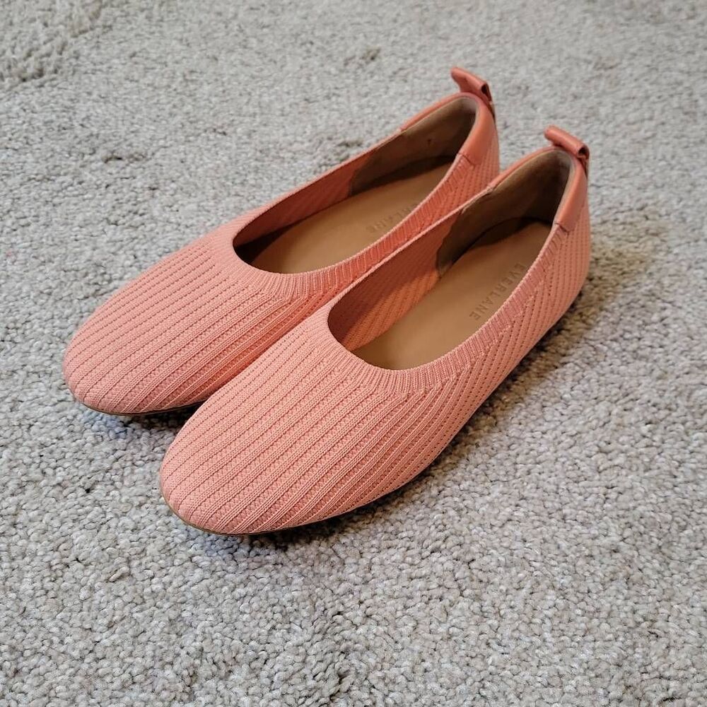 Everlane Day Glove Reknit Ribbed Round Toe Ballet Flats Size 7
